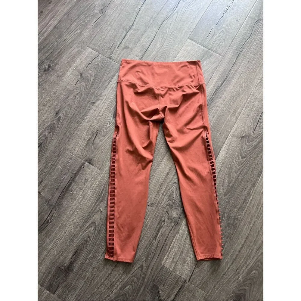 Nike Power 7/8 Training Legging Womens L Dusty Peach BQ8633-252 Yoga Gym